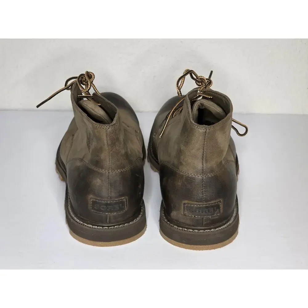 Sorel Men's Madson Chukka Waterproof Boots Dark Brown | Size 14 EUC